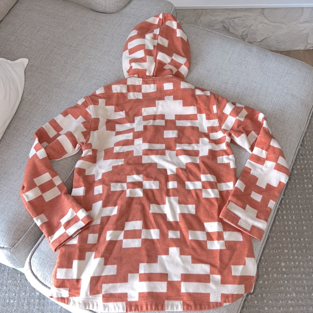 Pendleton Women's Sierra Mixed Pattern Oversized Zip Hooded Jacket XS - Picture 12 of 16